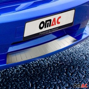 Dodge Nitro Rear Bumper Sill Cover - Omac - Gloss Silver 2007-2012